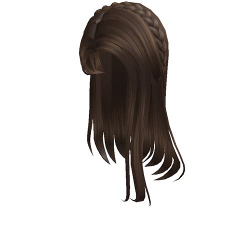 Brown Straight Hair With Braid Tiara Roblox Wiki Fandom