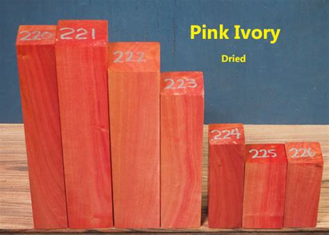 Pink Ivory 220 226 Griffin Exotic Wood High Quality Exotic Woods