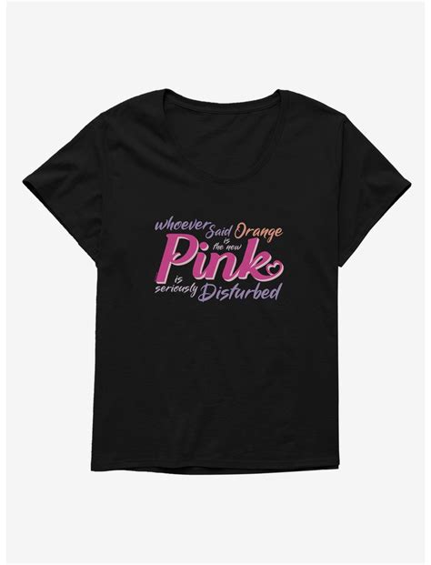 legally blonde orange is the new pink disturbed girls t shirt plus size hot topic