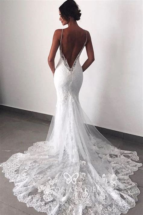 However, there is a big difference to shop for your wedding dresses when you are over. Sexy Low Back Sheer Train Lace Mermaid Wedding Dress - VQ