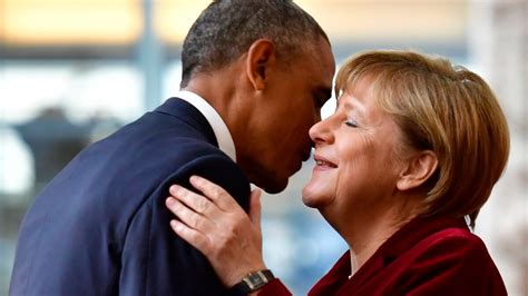 on final presidential visit to germany obama warmly endorses merkel