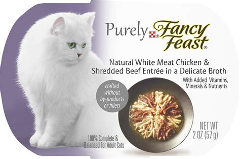 Fancy Feast Purely White Meat Chicken And Shredded Beef Wet Cat Food 2