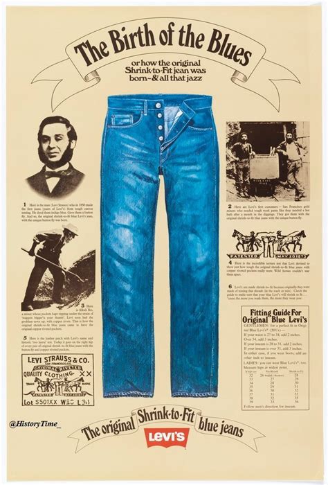 6 June 1850 Levi Strauss Made His 1st Pair Of Blue Jeans