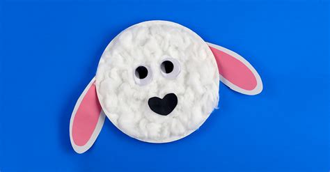 Soft And Wooly Easy Paper Plate Lamb Craft Kids Activities Blog