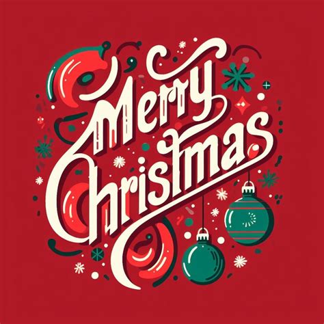 4 cute merry christmas card design