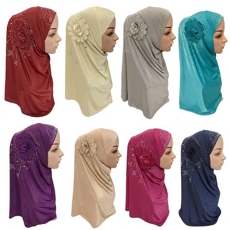 islamic ladies head scarf headwear muslim hijab inner cap wrap shawl scarf ramadan arab amira