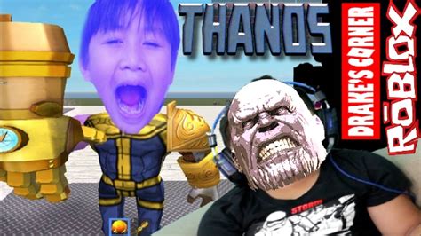 New Thanos All Superpowers Roblox Superhero Tycoon Youtube