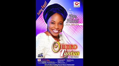 Esteemed gospel music minister, evangelist tope alabi unveils another brand new music video queen of indigenous nigerian gospel music and songstress, evangelist tope alabi marks her 50th. Tope alabi_Oruko Oluwa New Album (Oruko Tuntun) - YouTube