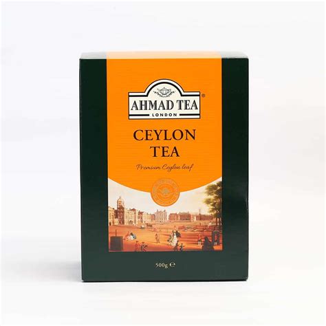 Ceylon Loose Leaf Tea Ahmad Tea Loose Tea Carton