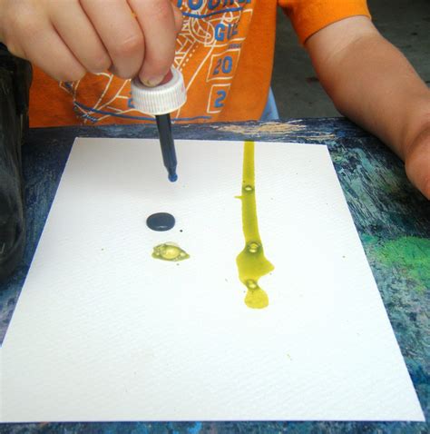 Let The Children Play Eye Dropper Paintings Preschool Arts And