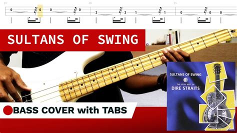 Sultans Of Swing Dire Straits Bass Cover Tabs Youtube
