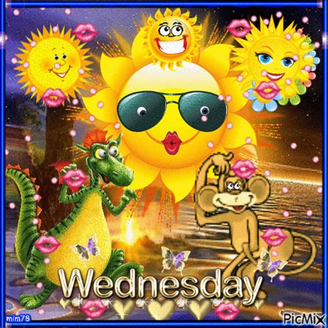 Happy Wednesday Free Animated  Picmix