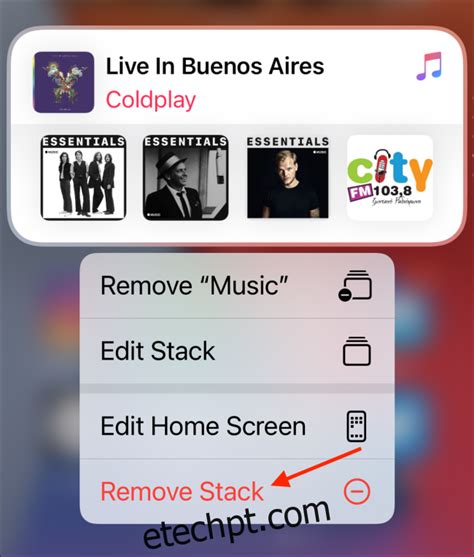 Como Criar Uma Pilha De Widgets Na Tela Inicial Do Seu IPhone Etechpt