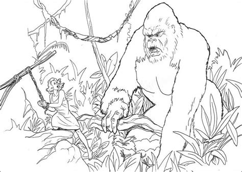 This particullar coloring picture meassure is about 600 pixel x 787 pixel with approximate file size for around 157.38 kilobytes. King Kong (Supervillains) - Printable coloring pages
