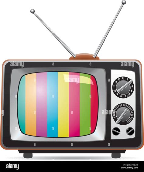 Vector Illustration Set Colorful Televisions Hi Res Stock Photography