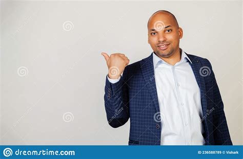 Young African American Man Smiling Positively Smiling With Happy Face