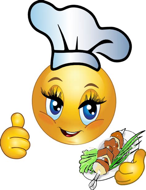 Adorable Chef Funny Emoticons Animated Emoticons Funny Emoji Faces