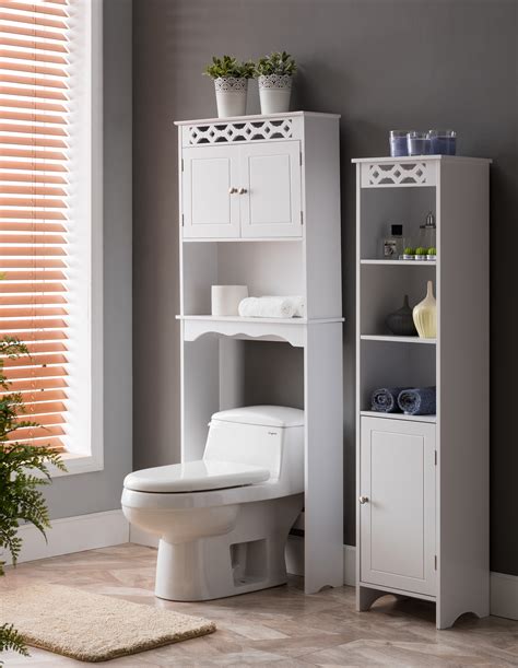 Our collection of stylish bathroom wall cabinets and linen cabinets provide the storage. Lichfield 2 Piece Bathroom Storage Set, White Wood (Tower ...