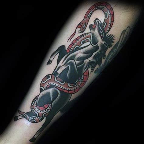 An arm tattoo can very well accentuate the sporty and masculine appeal of a man. 70 Horse Tattoos For Men - Noble Animal Design Ideas