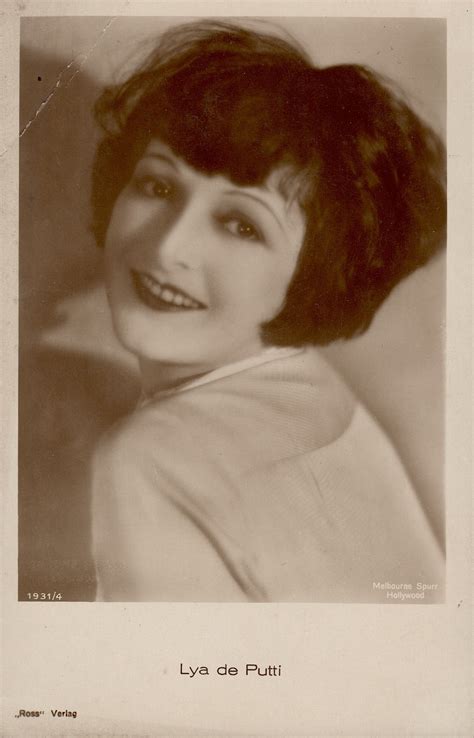 Lya De Putti Silent Screen Flapper Vamp Vintage Ross Verlag Melbourne Spur Hollywood