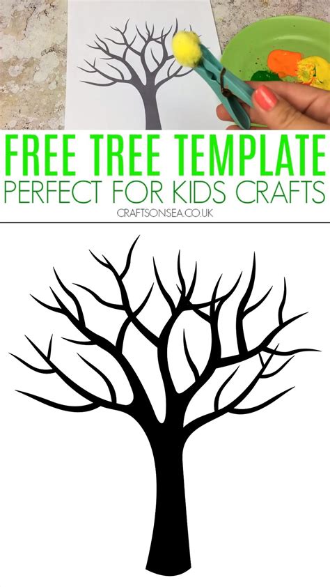 Free Tree Template For Kids Crafts