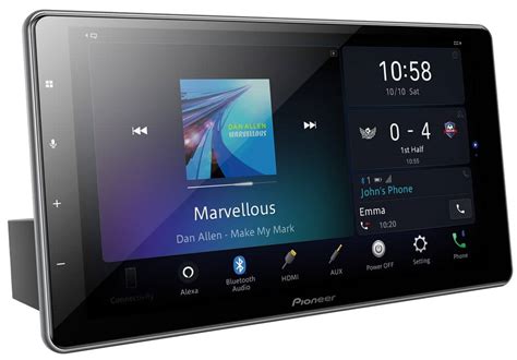 Pioneer India Dmh Zf9350bt Floating And Large 2286 Cm 9 Capacitive