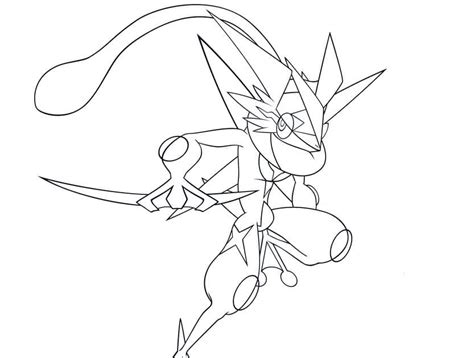 Dibujos De Greninja Pokemon Para Colorear Para Colorear Pintar E