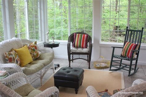 Bridging the gap between indoors and out, a sunroom combines warm natural light and outdoor views with interior tweetemail tweetemailrelated articles:tackling the filing cabinet!how to organize the nursery for. Decorating Update: A New Sofa in My Sunroom - Hooked on Houses