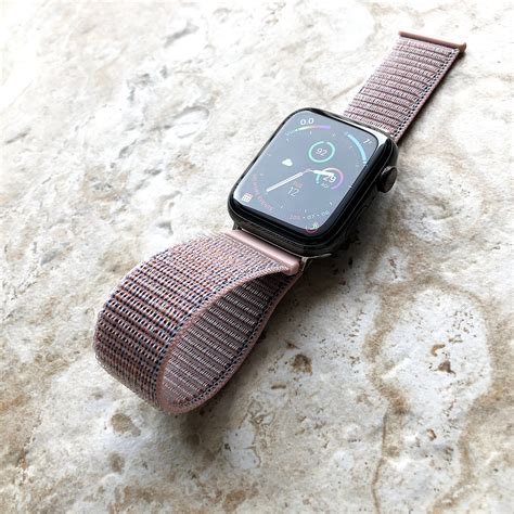Apple Watch Pink Sand Band Loop And Hook For Iwatch All Series Etsy