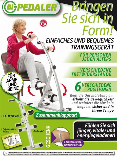 Von unternehmern & führungskräften empfohlen! Bi-Pedaler Trainingsgerät für Zuhause - Heimtrainer ...