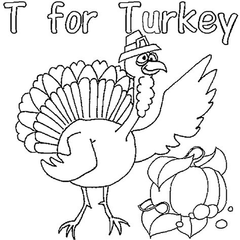 Printable thanksgiving turkey coloring page for kids. Thanksgiving Turkey Coloring Pages to Print for Kids