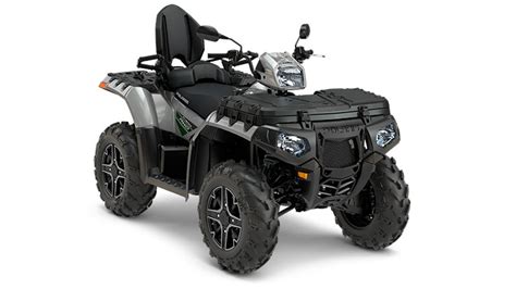 The seat frames are made of magnesium, and firm, yet comfortable fabric covers are used instead of a classic upholstery. Touring ATVs - Two Person 4-Wheelers | Polaris Sportsman