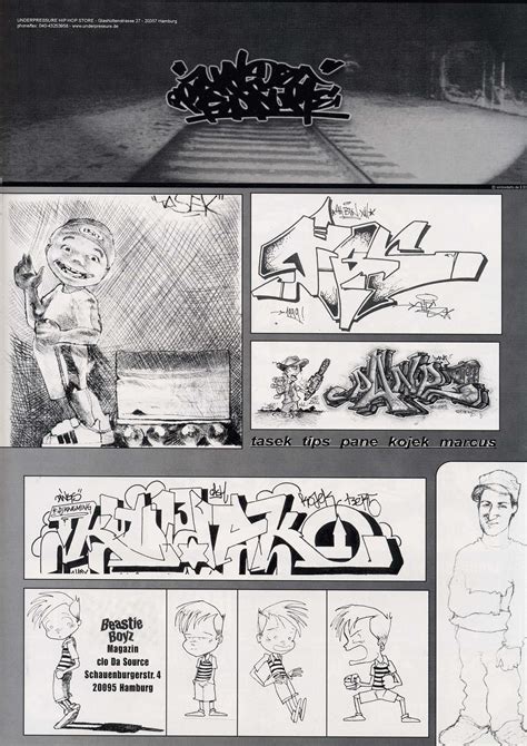 Beastie Boyz Graffiti Magazin Sketches Issue 5 Bombing Science