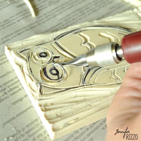 Carve Your Own Rubber Stamps Jennifer Rizzo