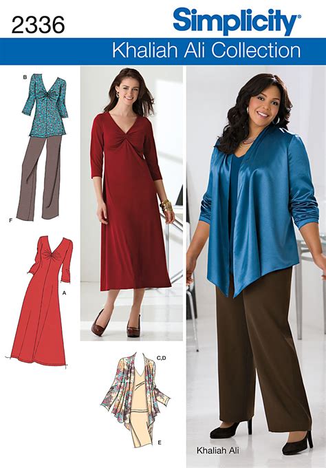 Simplicity 2336 Misses And Plus Size Sportswear