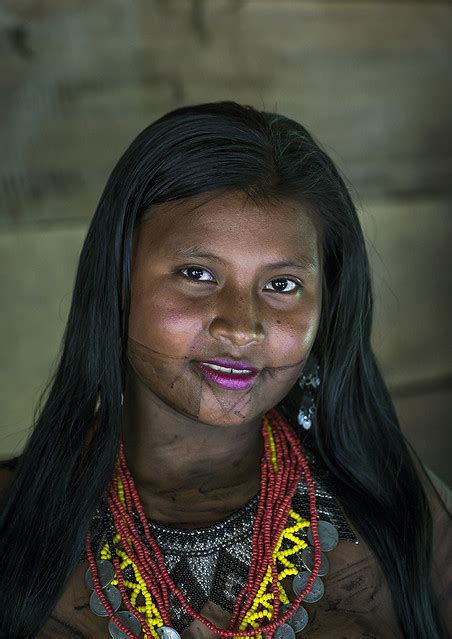 panama darien province bajo chiquito woman of the native indian embera tribe a photo on