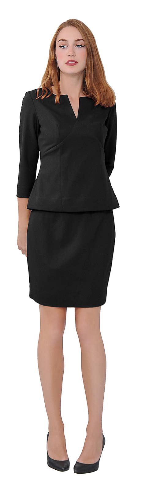 Marycrafts Womens Elegant Skirt Suit Set Work Office Business Wear
