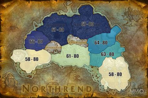 warcraftjournal maps of the new leveling zone scaling system basically zones still start at the