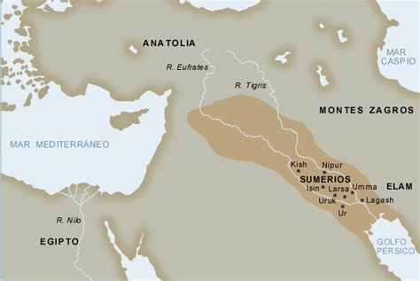 Mapa De Mesopotamia Mapa Físico Geográfico Político Turístico Y