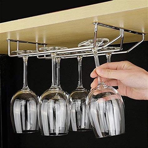 Buy Klaxon Stainless Steel Glass Holder Wine Glass Rack Holder Upside Down Glass Hanging