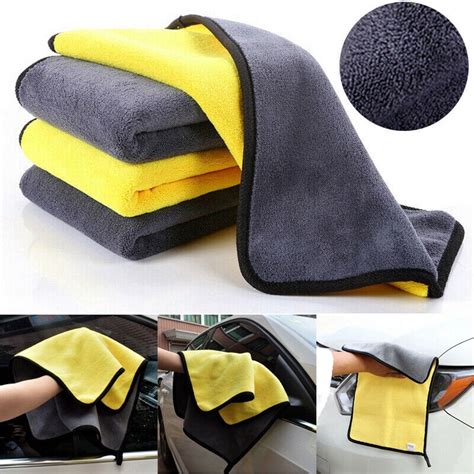 Cm Car Wash Microfiber Towel Auto Cleaning Drying Cloth Hemming