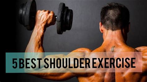 5 Best Shoulder Exercises Top 5 Shoulder Exercises Youtube