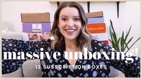 Unboxing And Reviewing 12 Popular Subscription Boxes 2021 Edition