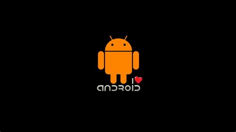 I Love Android Logo Desktop Wallpaper Download Wallpapers Page