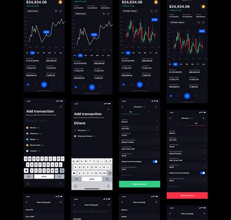 Need to track your cryptocurrency portfolio? Crypto Portfolio Tracker UI Kit for iOS on Behance