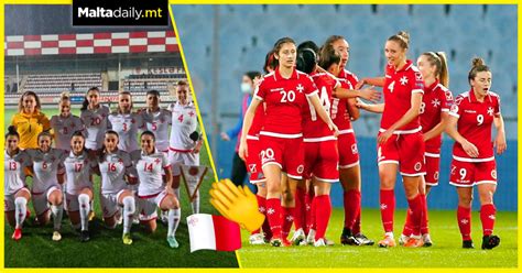 Malta Womens Team Bags First Ever World Cup Qualifier Win Against