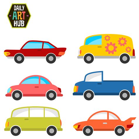 Line Of Cars Clipart Clipart Best