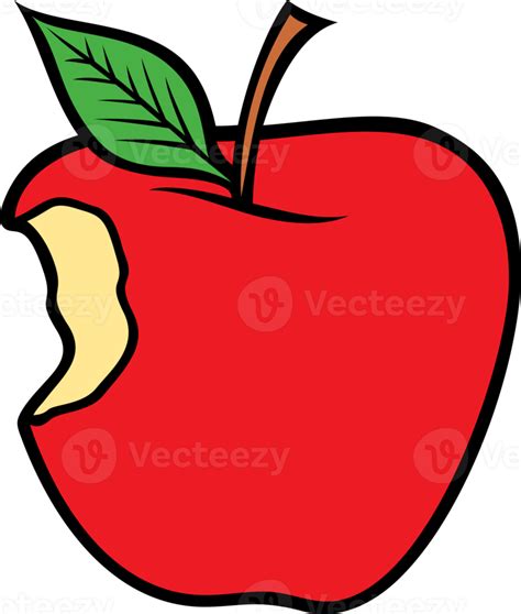 Free Red Bitten Apple Png Illustration 8513851 Png With Transparent