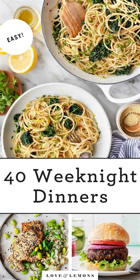 Easy Weeknight Dinners Recipes By Love And Lemons