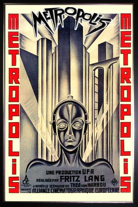 Un film di fritz lang. Silk Poster of Metropolis sci fi movie grand film fritz ...